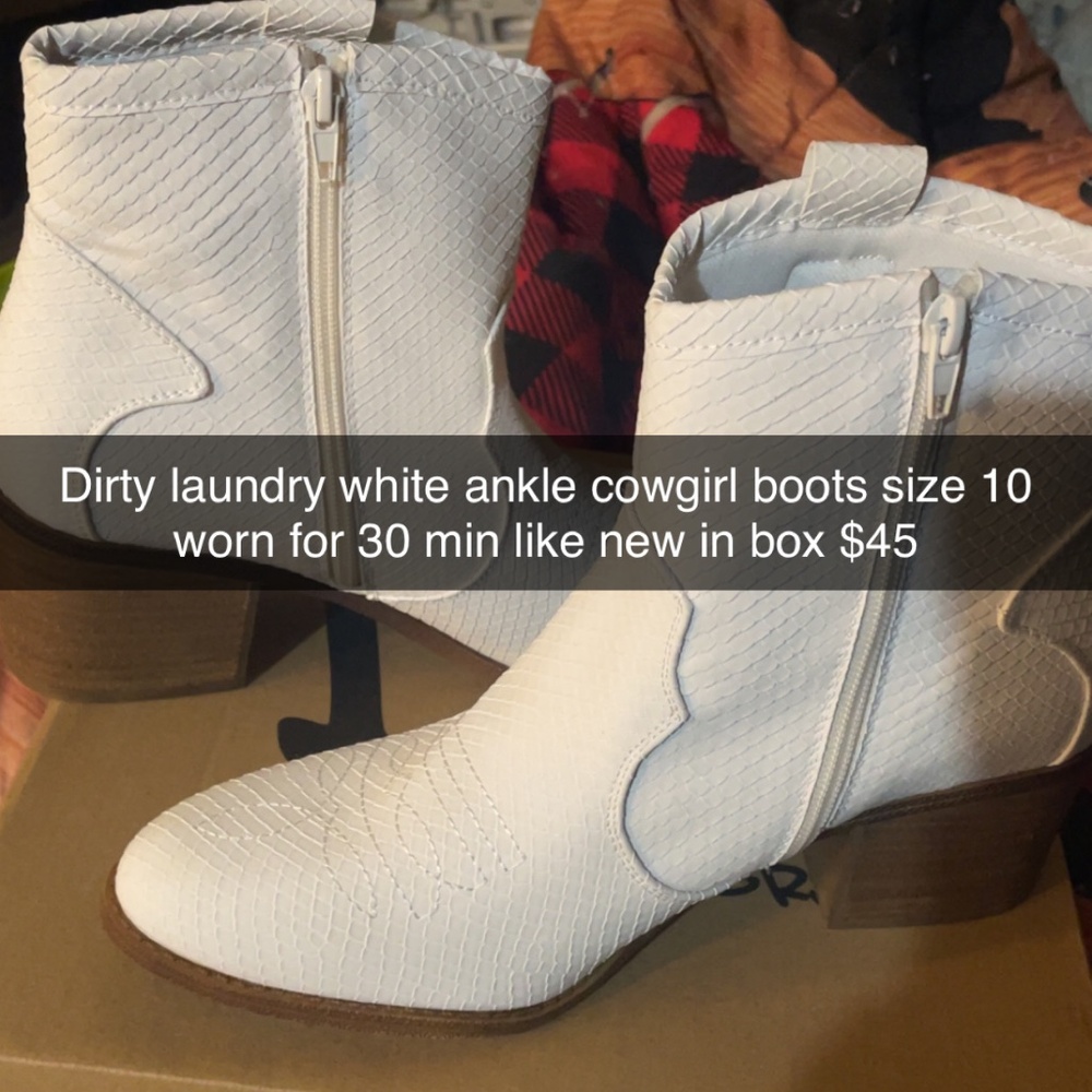 Dirty Laundry cowgirl boots